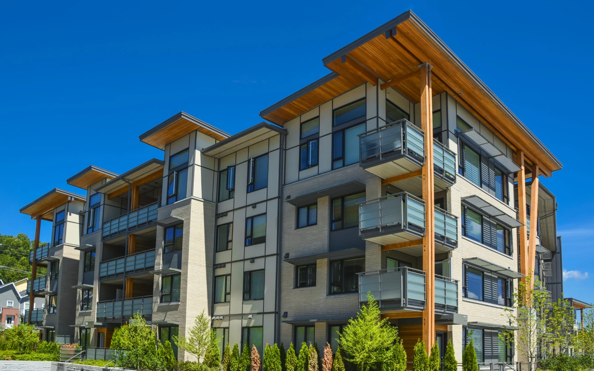 Contemporary multifamily development
