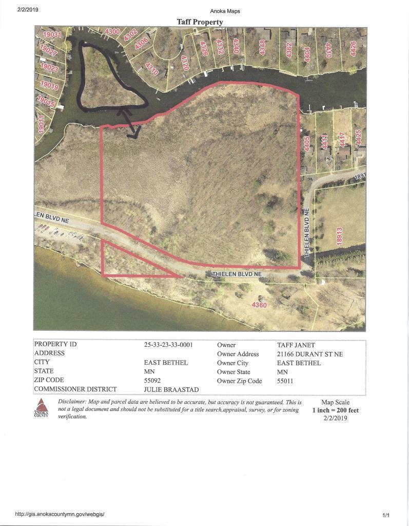 View of Land at 43xx Thielen Blvd, East Bethel MN 55079, East Bethel - Mike Wilen | Minnesota Team Real Estate