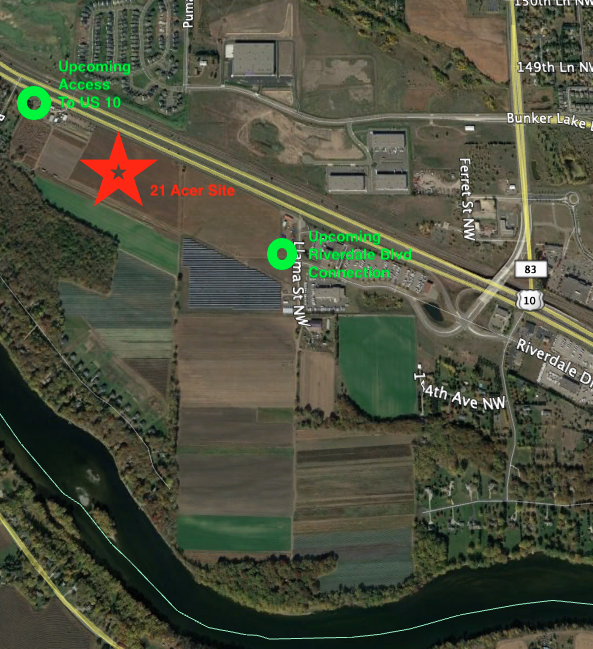View of Land at 8846 Highway 10, Ramsey MN 55303, Ramsey - Mike Wilen | Minnesota Team Real Estate