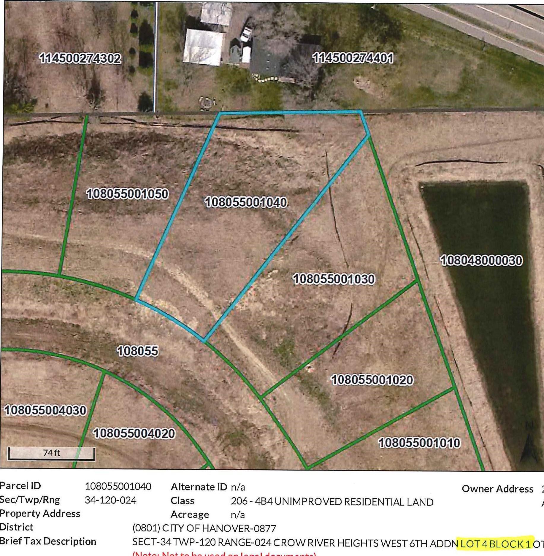 View of Land at Lot 4 Block 1 Jasmine Avenue, Hanover MN 55341, Hanover - Mike Wilen | Minnesota Team Real Estate