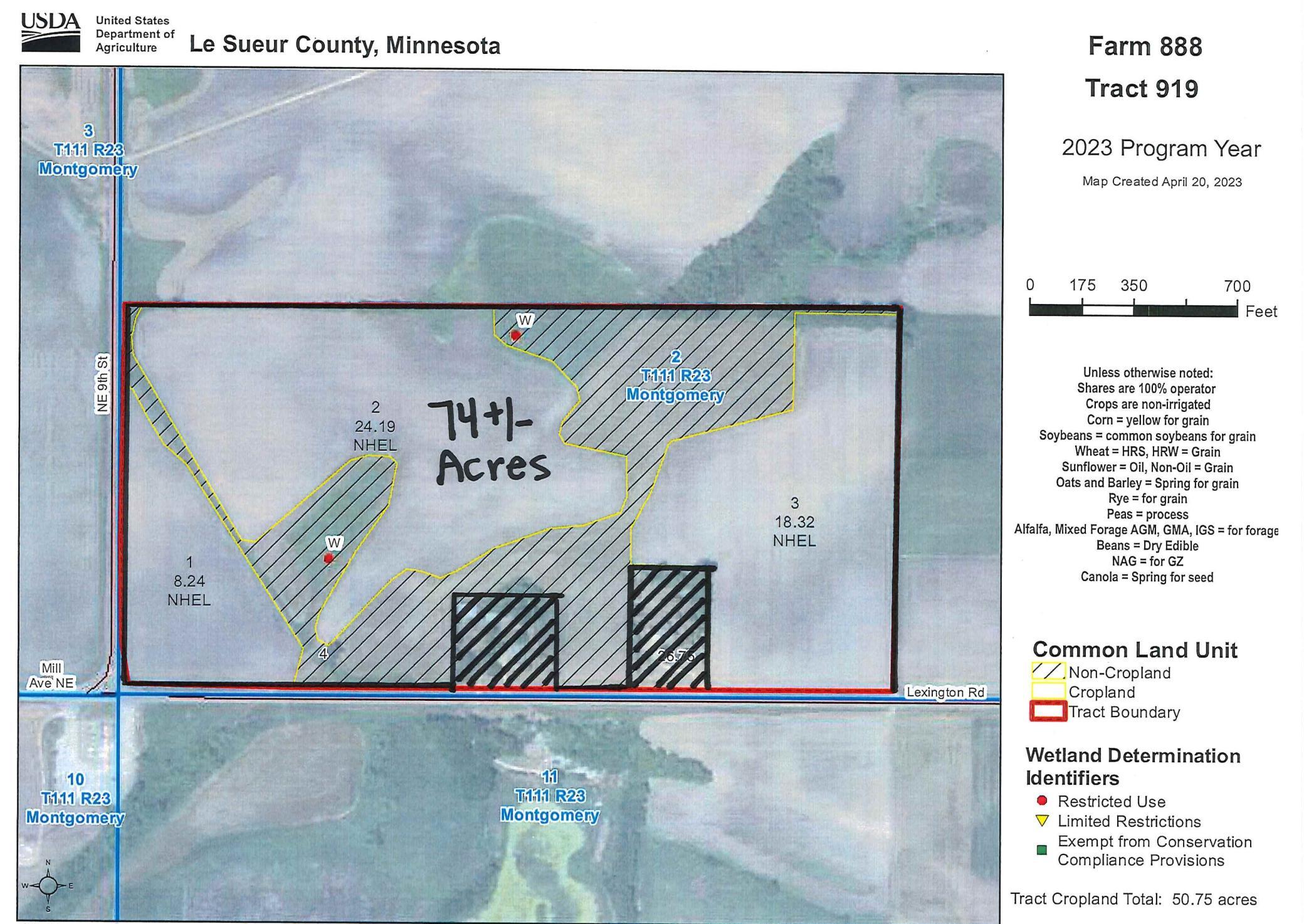 View of Land at XXX Mill Avenue, Montgomery MN 56069, Montgomery - Mike Wilen | Minnesota Team Real Estate