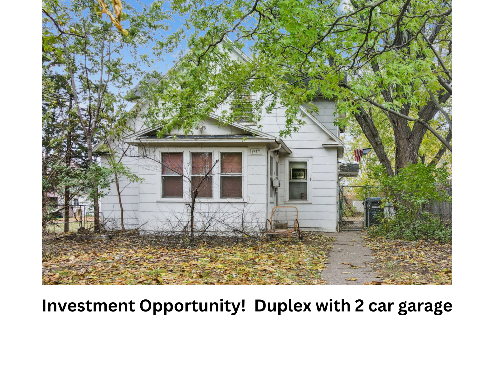 View of Residential Income at 1919 Washington Street, Minneapolis MN 55418, Minneapolis - Mike Wilen | Minnesota Team Real Estate