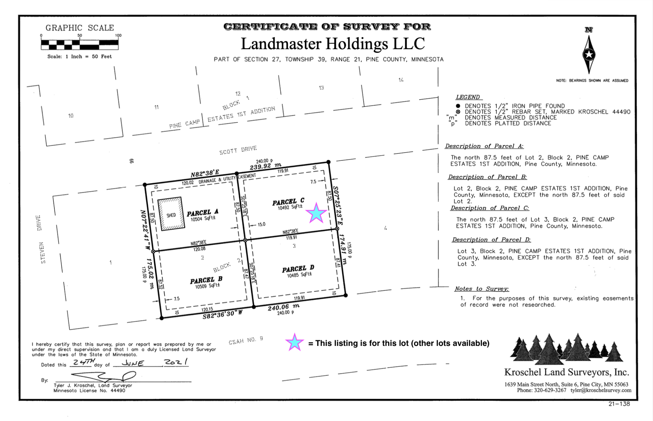 View of Land at xxx Scott Drive, Pine City MN 55063, Pine City (3 of 37) - Mike Wilen | Minnesota Team Real Estate