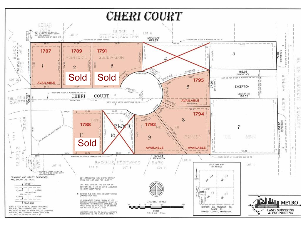 View of Land at 1787 Cheri Court, White Bear Lake MN 55110, White Bear Lake - Mike Wilen | Minnesota Team Real Estate