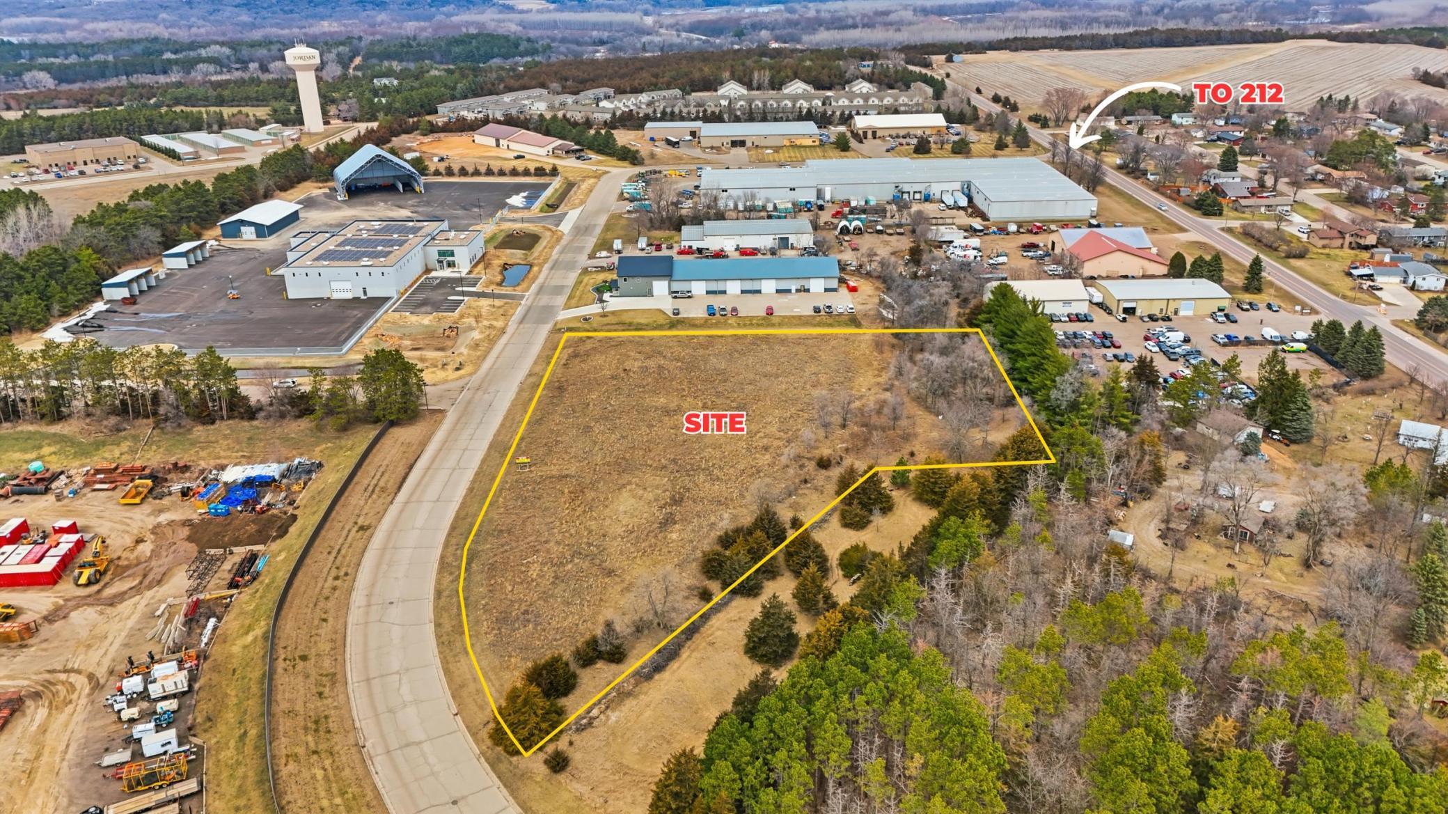 View of Land at 1X Ervin Industrial Drive, Jordan MN 55352, Jordan (3 of 14) - Mike Wilen | Minnesota Team Real Estate