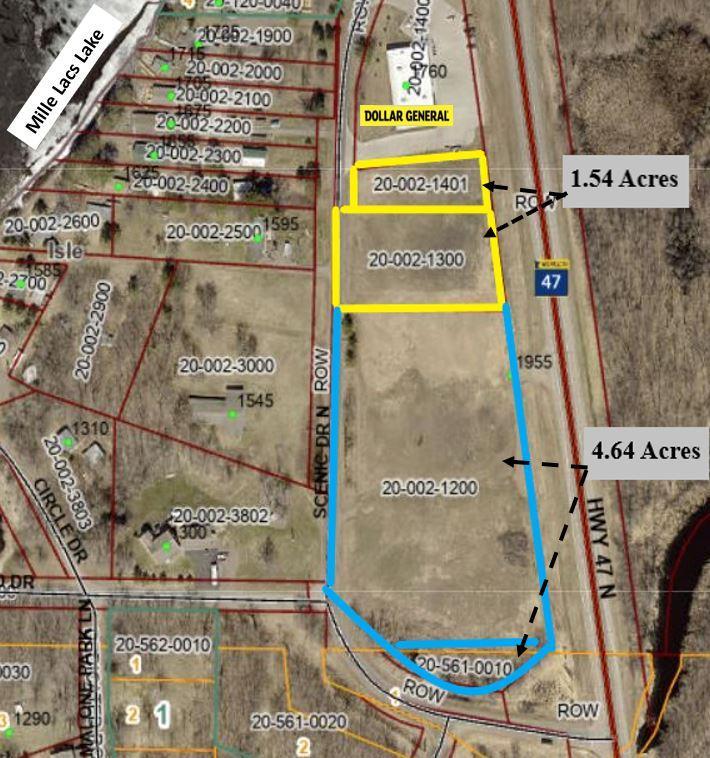 View of Land at 1955 Highway 47, Isle MN 56342, Isle - Mike Wilen | Minnesota Team Real Estate