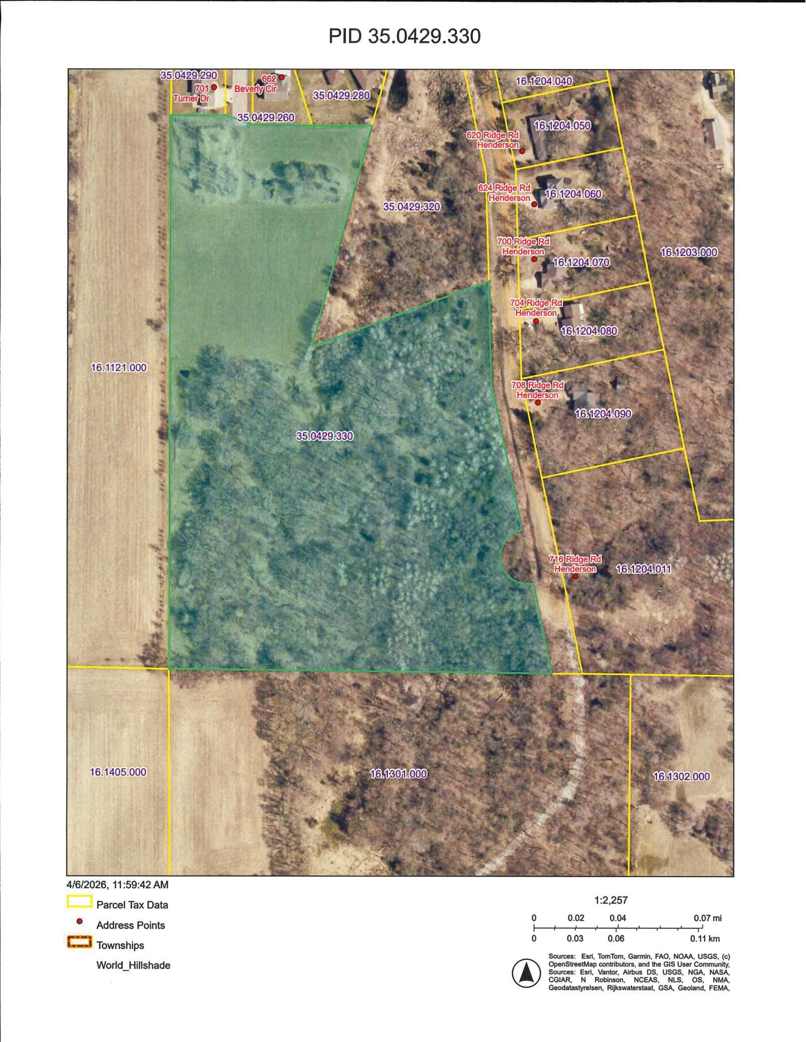View of Land at XXX Ridge Rd & Turner Drive, Henderson MN 56044, Henderson - Mike Wilen | Minnesota Team Real Estate
