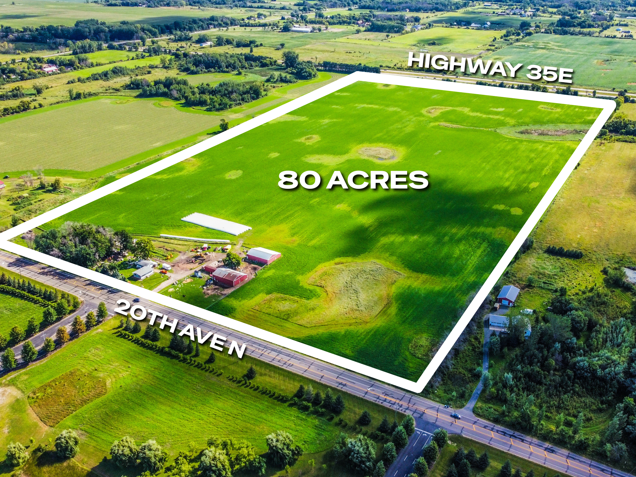 View of Land at 7766 20th Avenue, Lino Lakes - Mike Wilen | Minnesota Team Real Estate