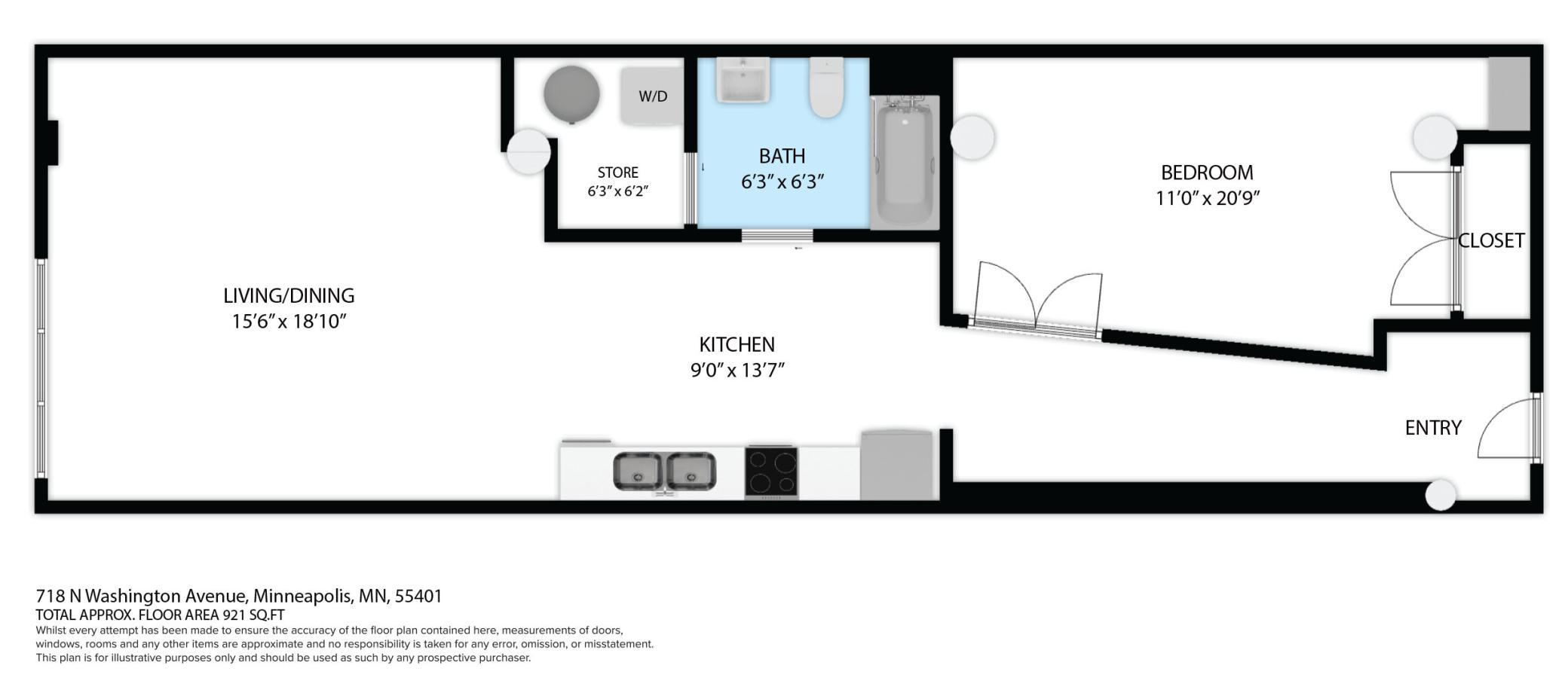 View of Residential at 718 Washington Avenue #514, Minneapolis MN 55401, Minneapolis (20 of 24) - Mike Wilen | Minnesota Team Real Estate
