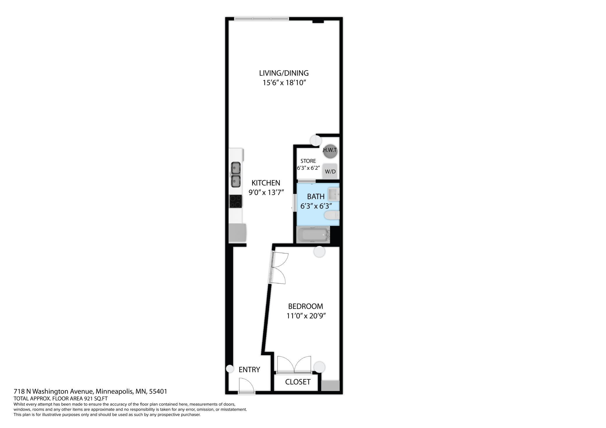 View of Residential at 718 Washington Avenue #514, Minneapolis MN 55401, Minneapolis (21 of 24) - Mike Wilen | Minnesota Team Real Estate