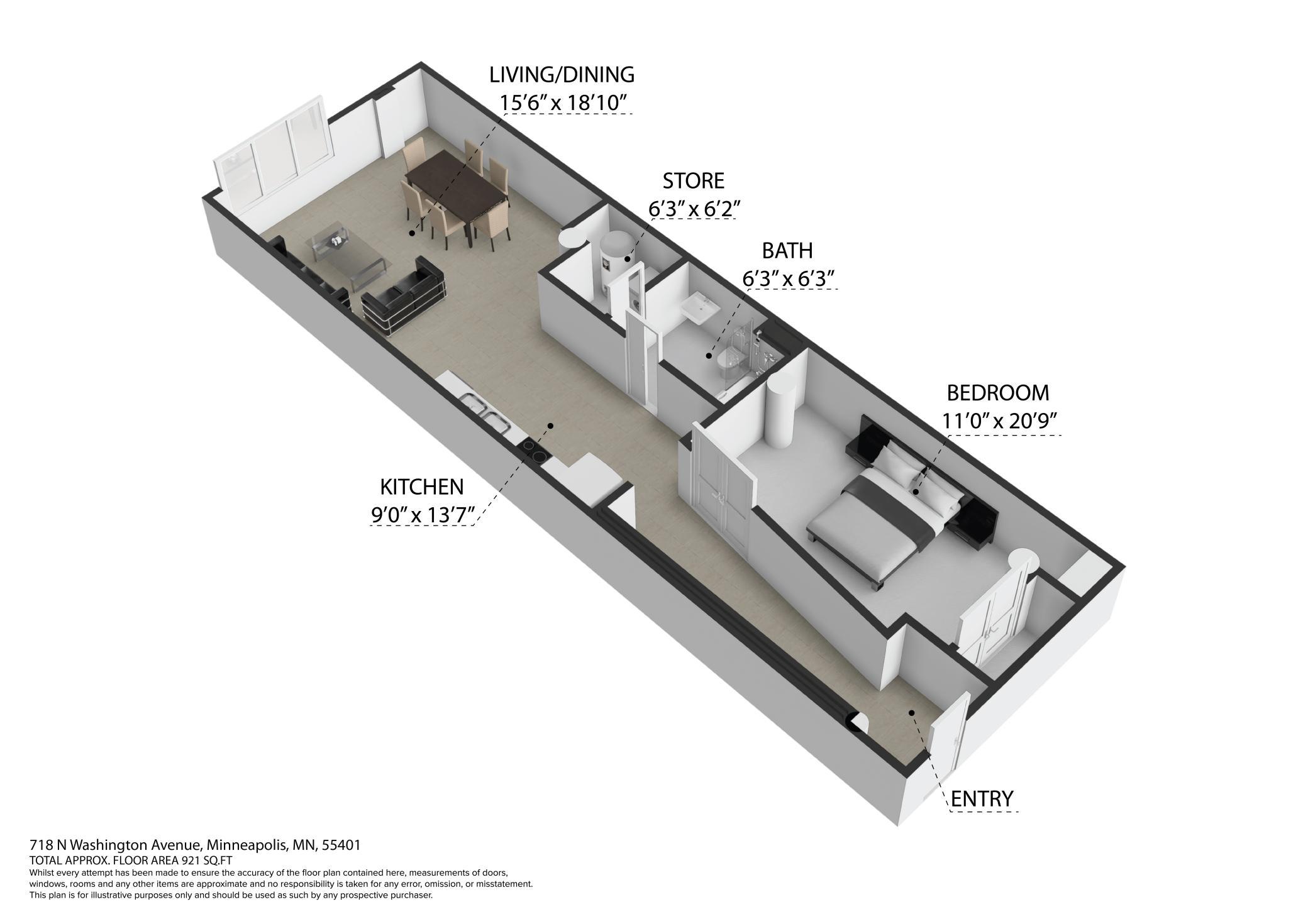 View of Residential at 718 Washington Avenue #514, Minneapolis MN 55401, Minneapolis (22 of 24) - Mike Wilen | Minnesota Team Real Estate