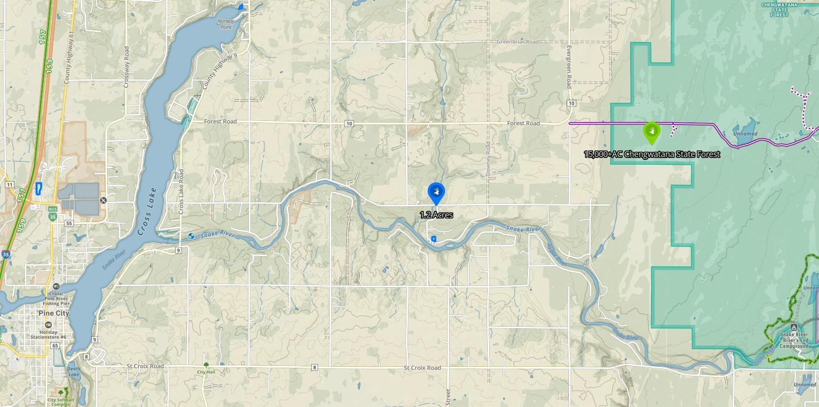 View of Land at LOT 5 Wilderness Retreat, Pine City MN 55063, Pine City (11 of 15) - Mike Wilen | Minnesota Team Real Estate