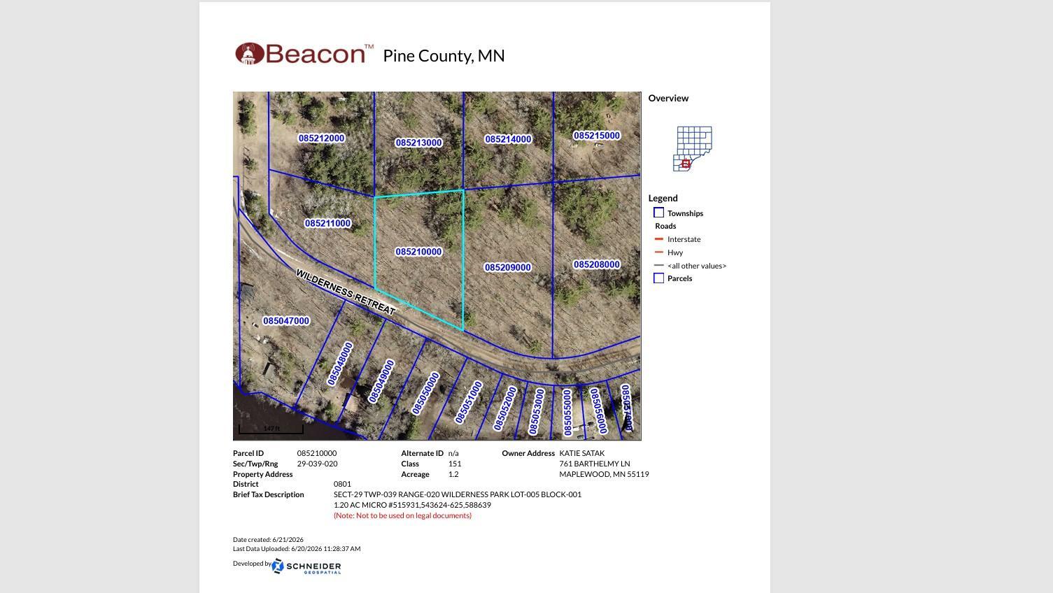 View of Land at LOT 5 Wilderness Retreat, Pine City MN 55063, Pine City (13 of 15) - Mike Wilen | Minnesota Team Real Estate