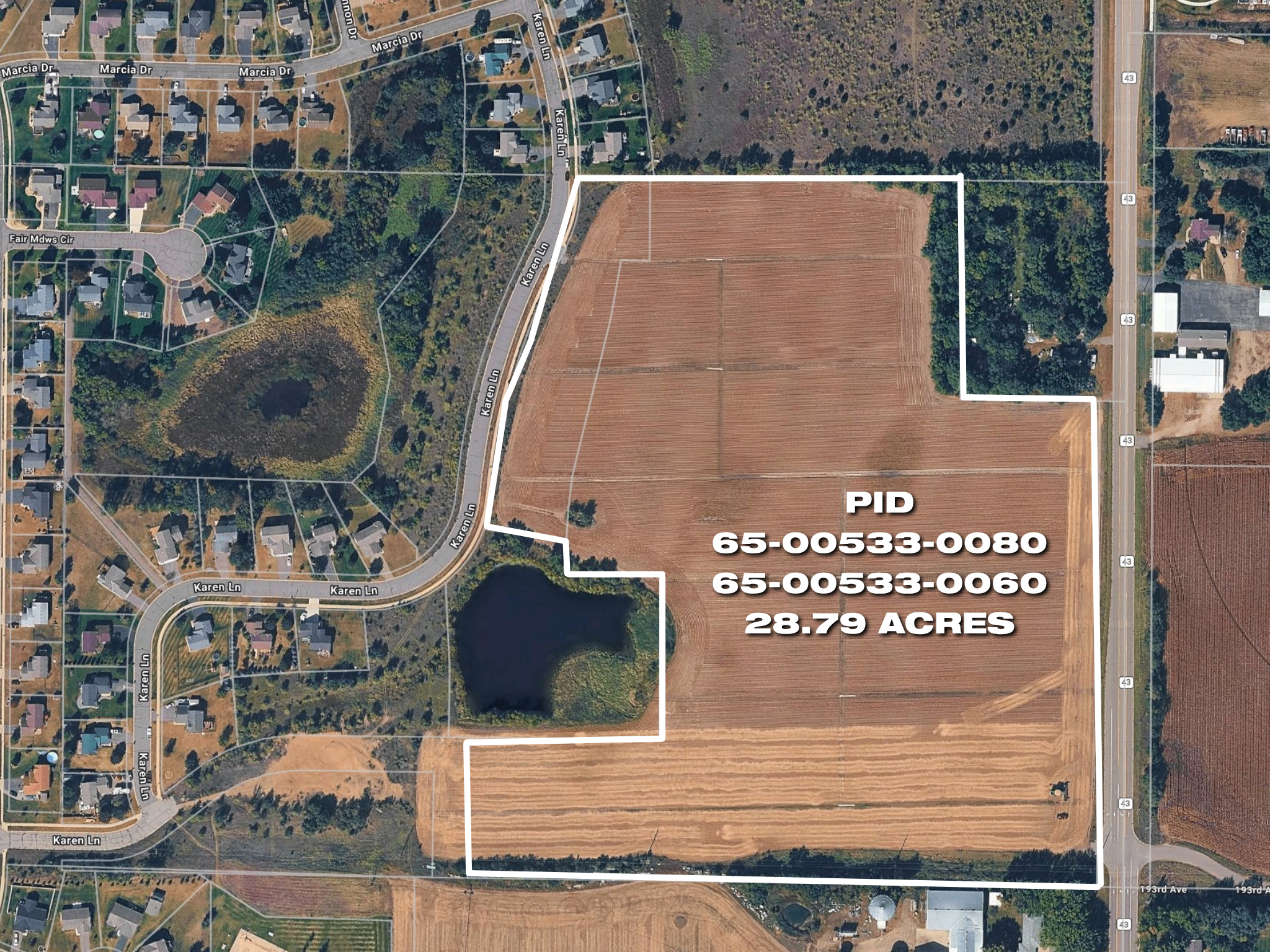 View of Land at 19500 Karen Lane, Big Lake MN 55309, Big Lake (2 of 2) - Mike Wilen | Minnesota Team Real Estate