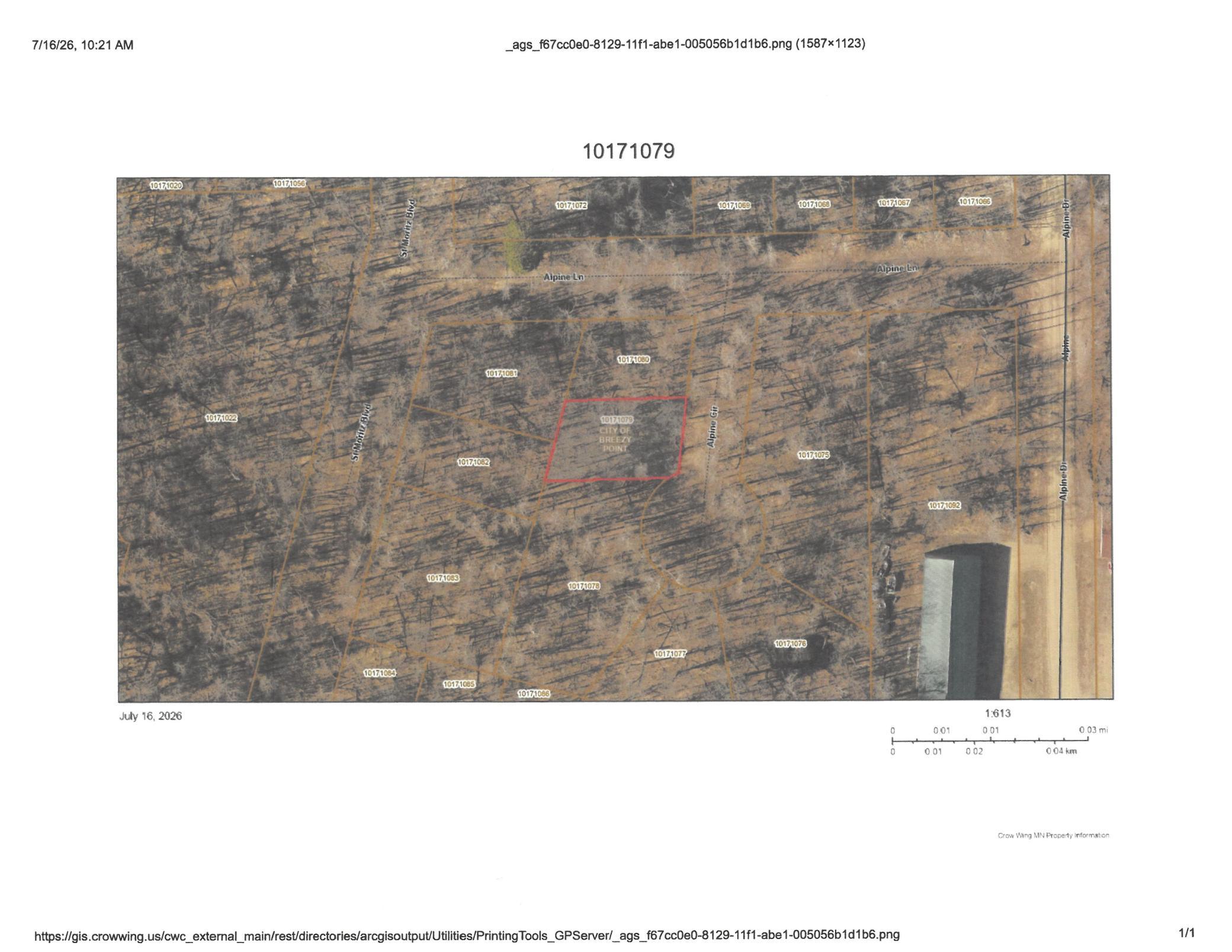 View of Land at TBD Alpine Circle, Breezy Point MN 56472, Breezy Point - Mike Wilen | Minnesota Team Real Estate