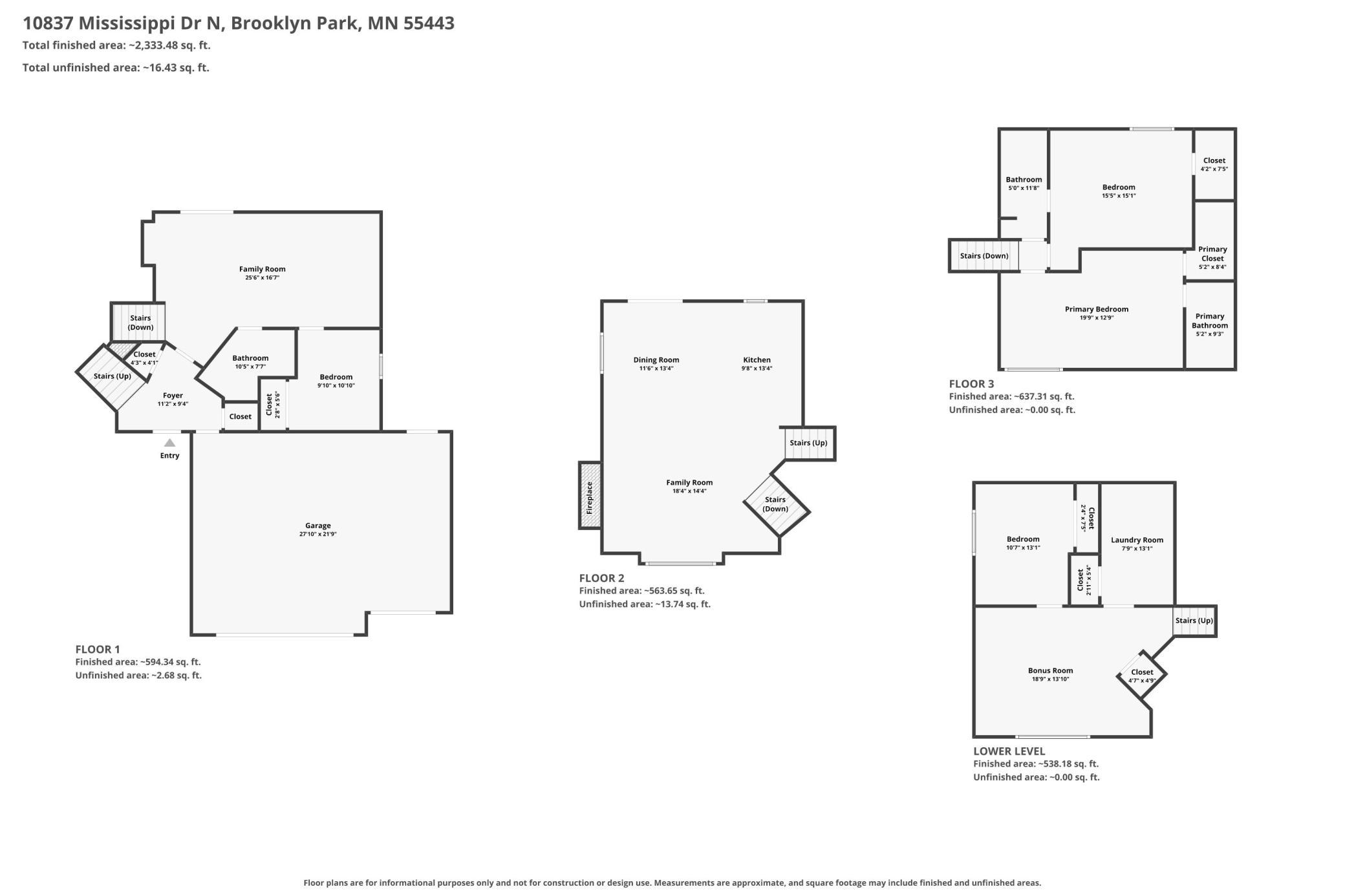 View of Residential at 10837 Mississippi Drive, Brooklyn Park MN 55443, Brooklyn Park (29 of 33) - Mike Wilen | Minnesota Team Real Estate