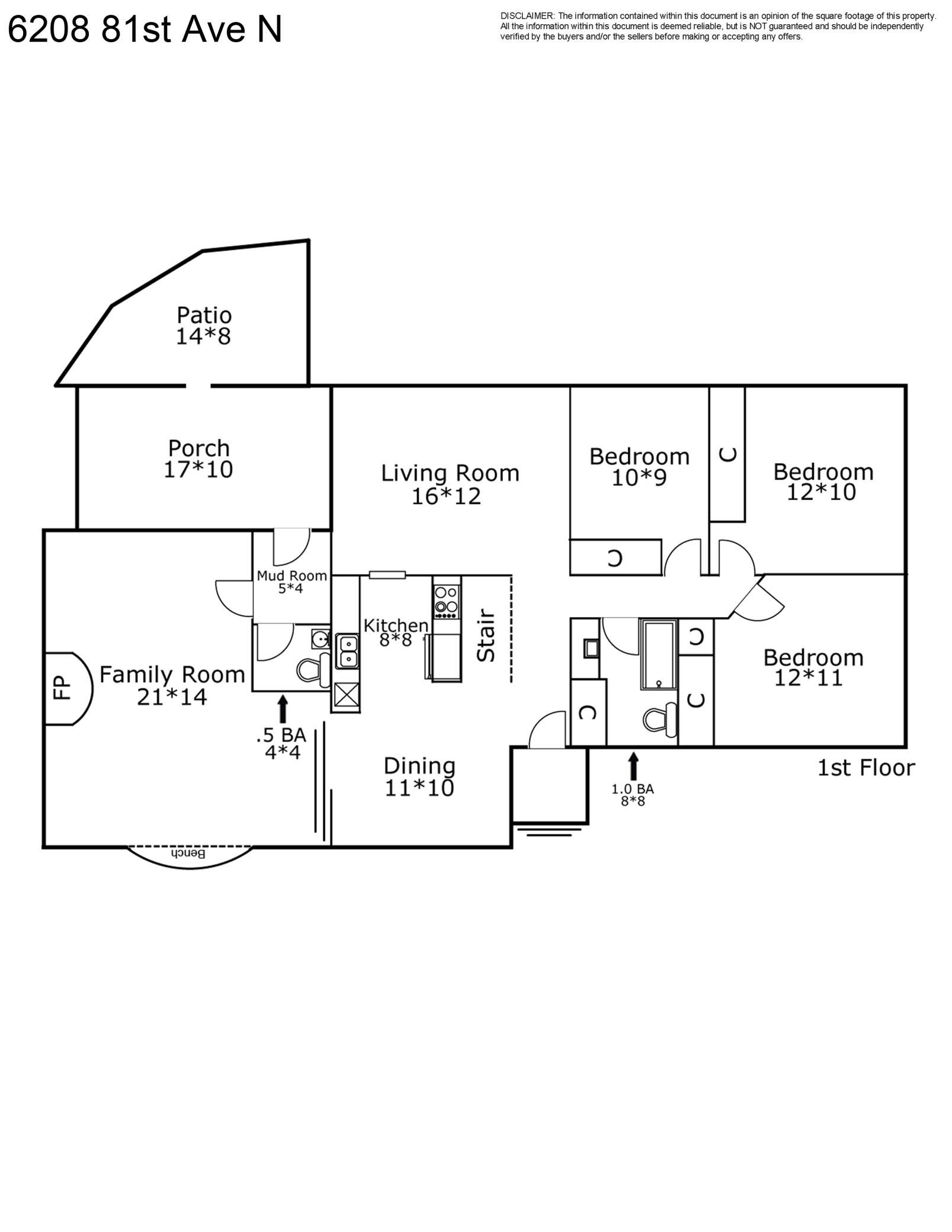 View of Residential at 6208 81st Avenue, Brooklyn Park MN 55443, Brooklyn Park (34 of 36) - Mike Wilen | Minnesota Team Real Estate
