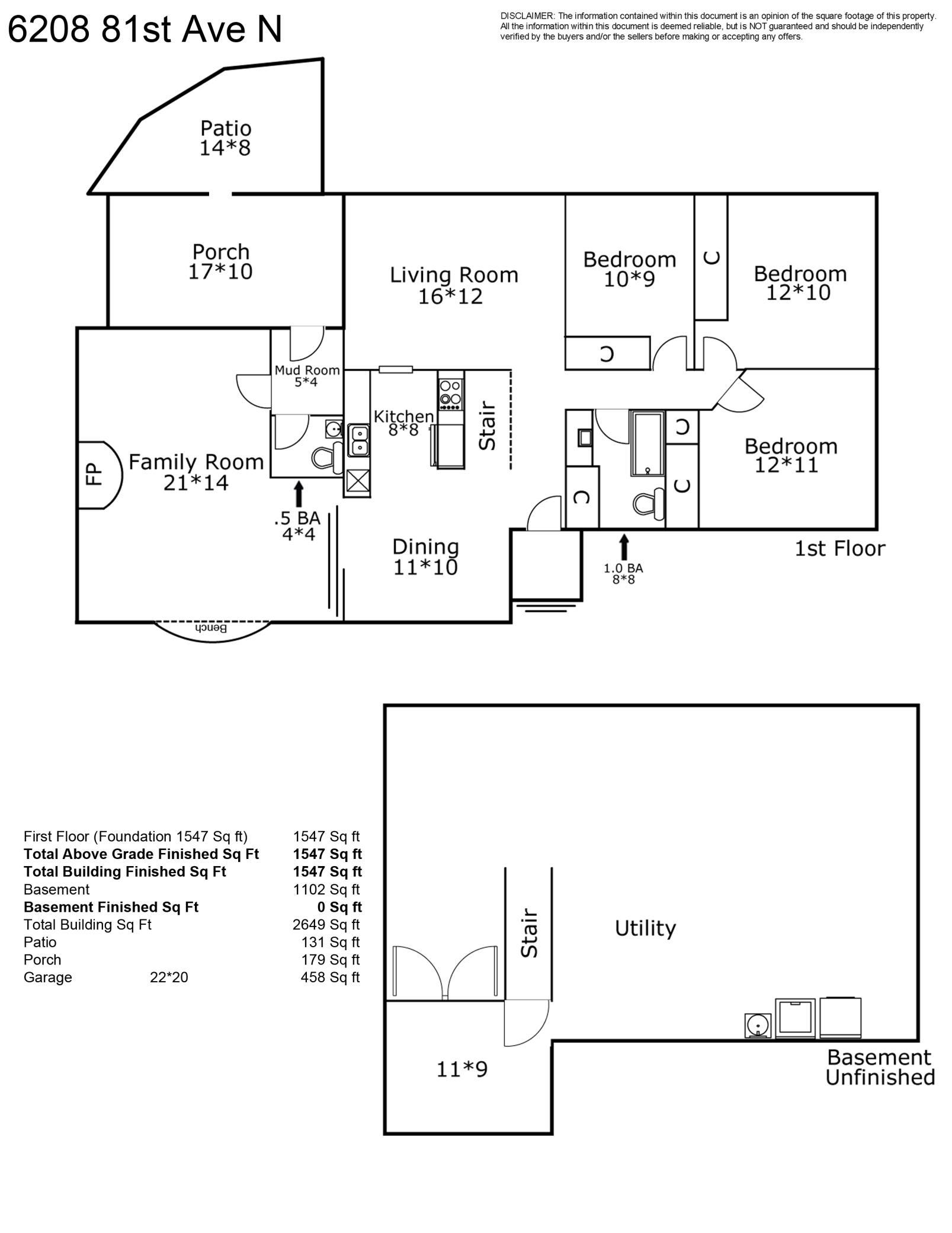 View of Residential at 6208 81st Avenue, Brooklyn Park MN 55443, Brooklyn Park (36 of 36) - Mike Wilen | Minnesota Team Real Estate