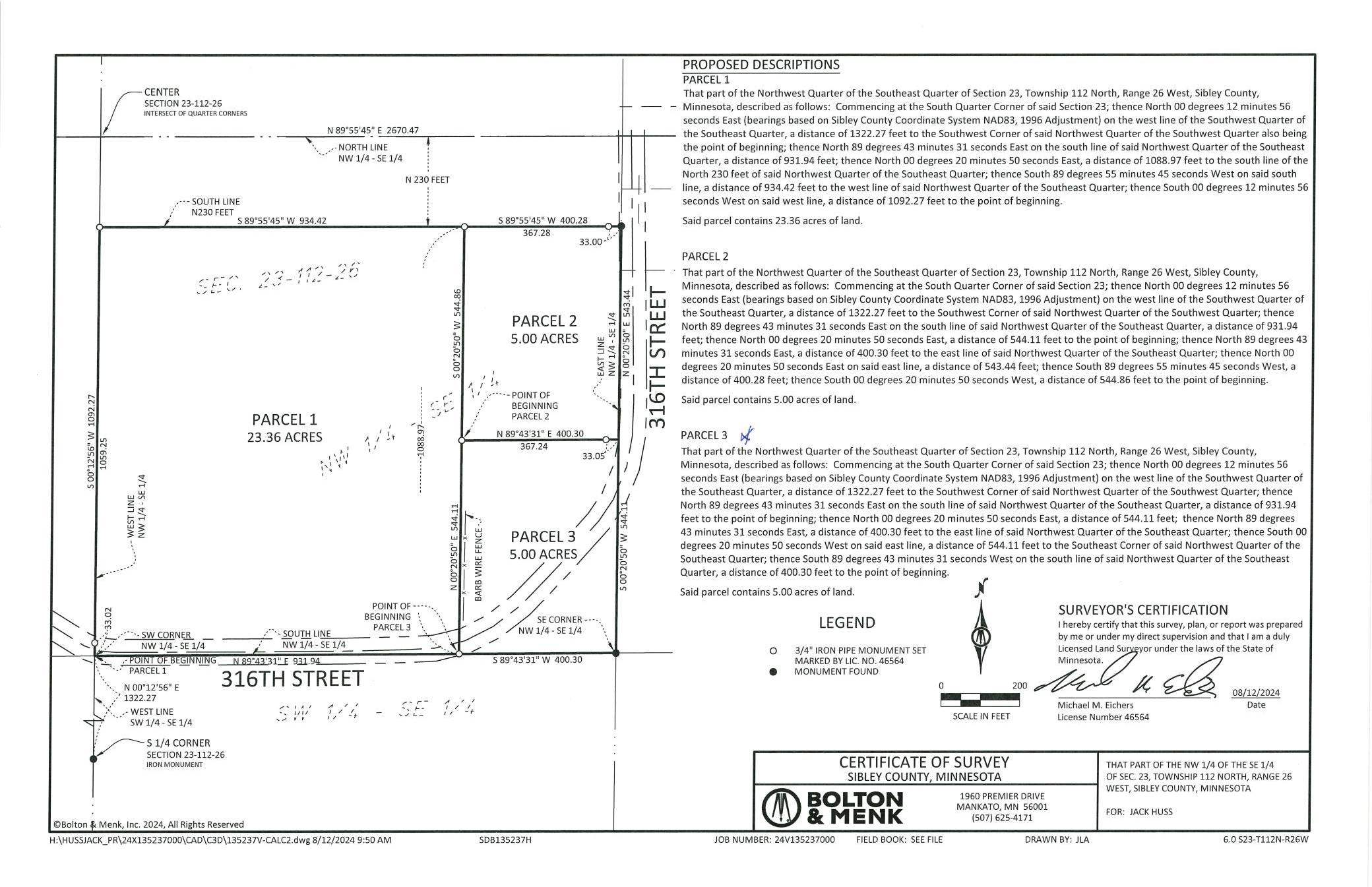 View of Land at 3XX 316th Street, Le Sueur MN 56058, Le Sueur (4 of 4) - Mike Wilen | Minnesota Team Real Estate