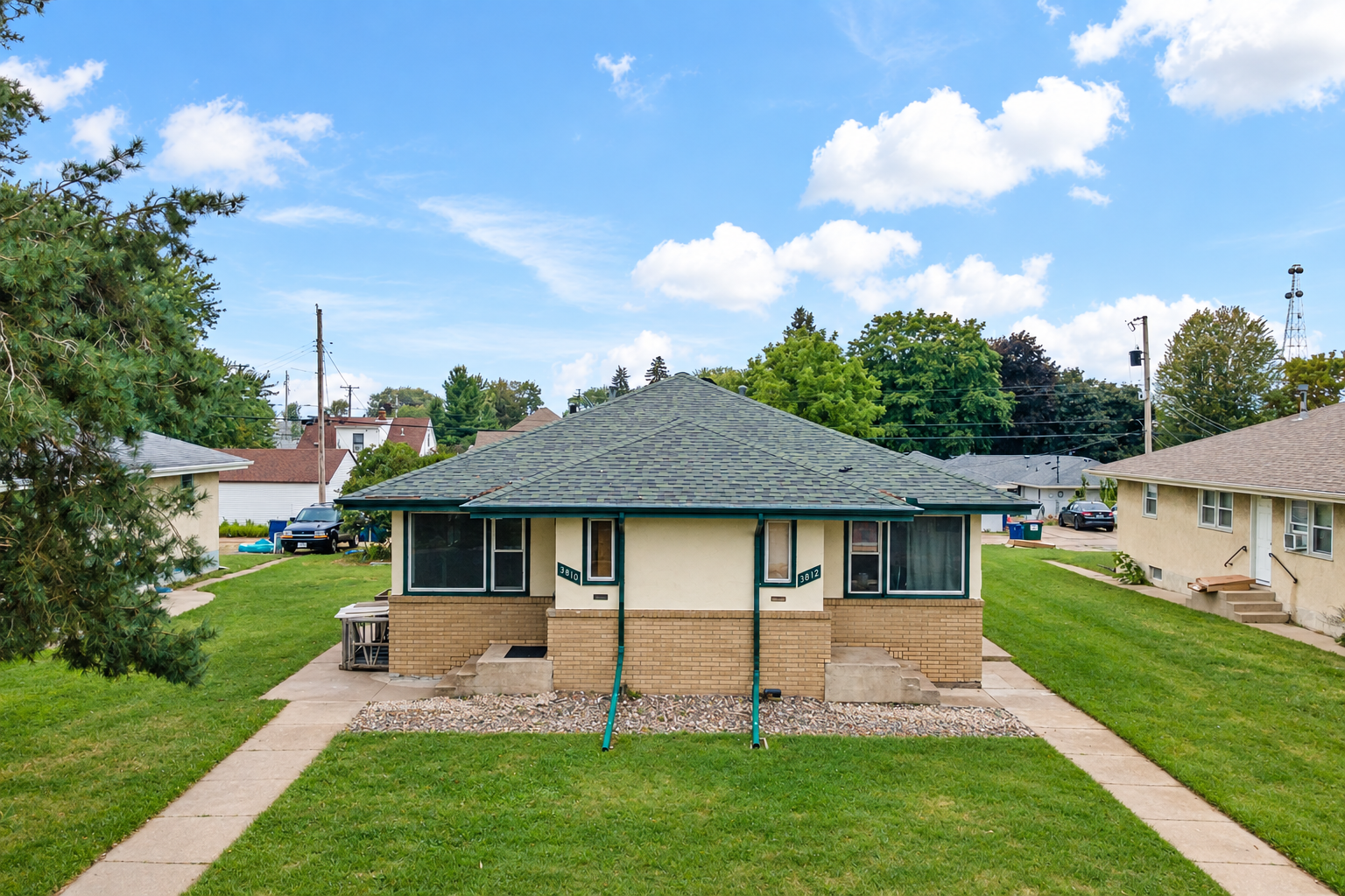 View of Duplex Side by Side at 3810-3812 3rd Street, Columbia Heights - Mike Wilen | Minnesota Team Real Estate