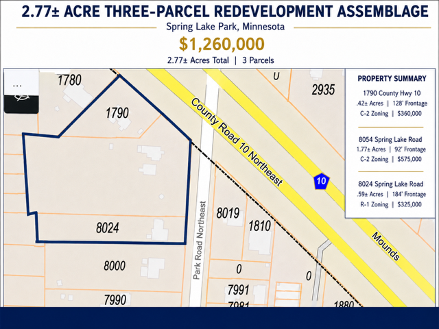 View of Land at 8054 Spring Lake Road, Spring Lake Park - Mike Wilen | Minnesota Team Real Estate