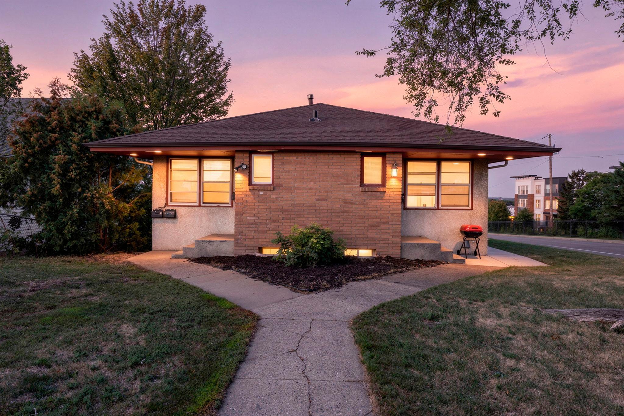 View of Fourplex at 4656 Polk Street, Columbia Heights - Mike Wilen | Minnesota Team Real Estate