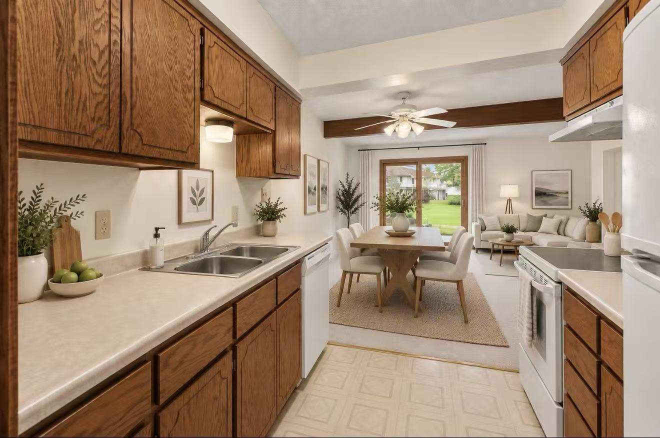 View of (TH) Side x Side at 6666 Xerxes Place, Brooklyn Center - Mike Wilen | Minnesota Team Real Estate