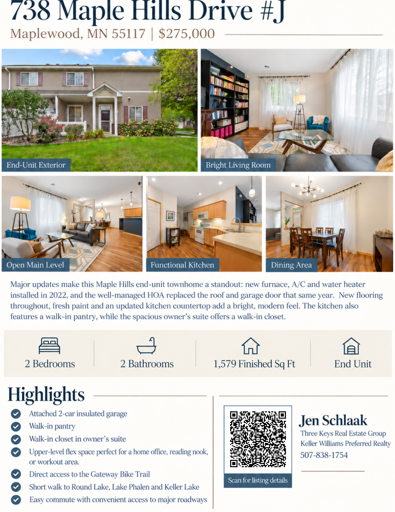 View of Residential at 738 Maple Hills Drive #J, Maplewood MN 55117, Maplewood (34 of 35) - Mike Wilen | Minnesota Team Real Estate