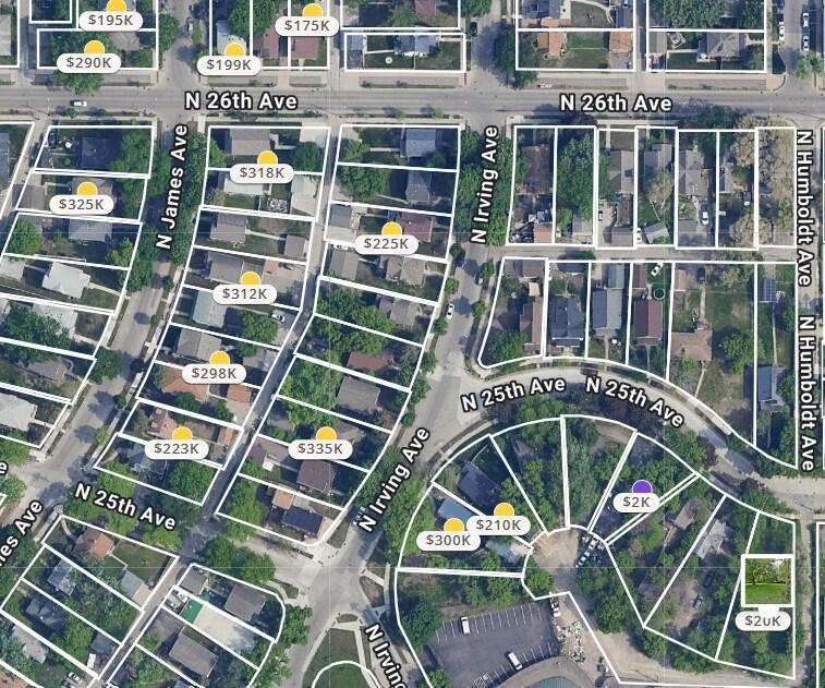 View of Residential Lot at 1401 25th Avenue, Minneapolis - Mike Wilen | Minnesota Team Real Estate