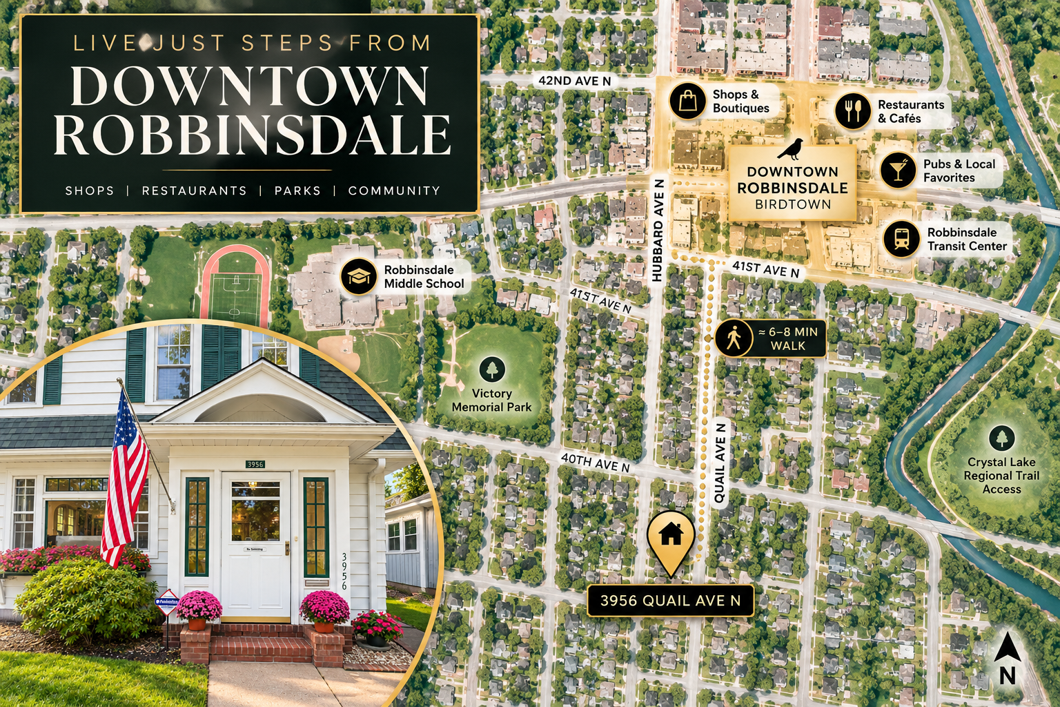 View of Residential at 3956 Quail Avenue, Robbinsdale MN 55422, Robbinsdale (14 of 35) - Mike Wilen | Minnesota Team Real Estate