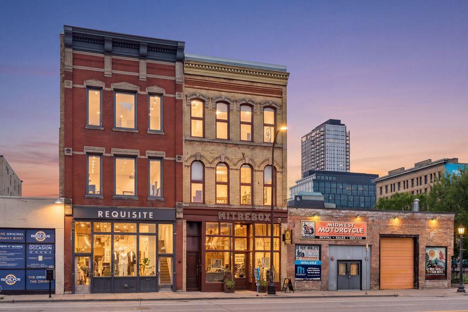 View of Apartments and Retail, Business Opportunity, Common Wall, Mixed Use, Office at 213 1/2 Washington Avenue, Minneapolis - Mike Wilen | Minnesota Team Real Estate