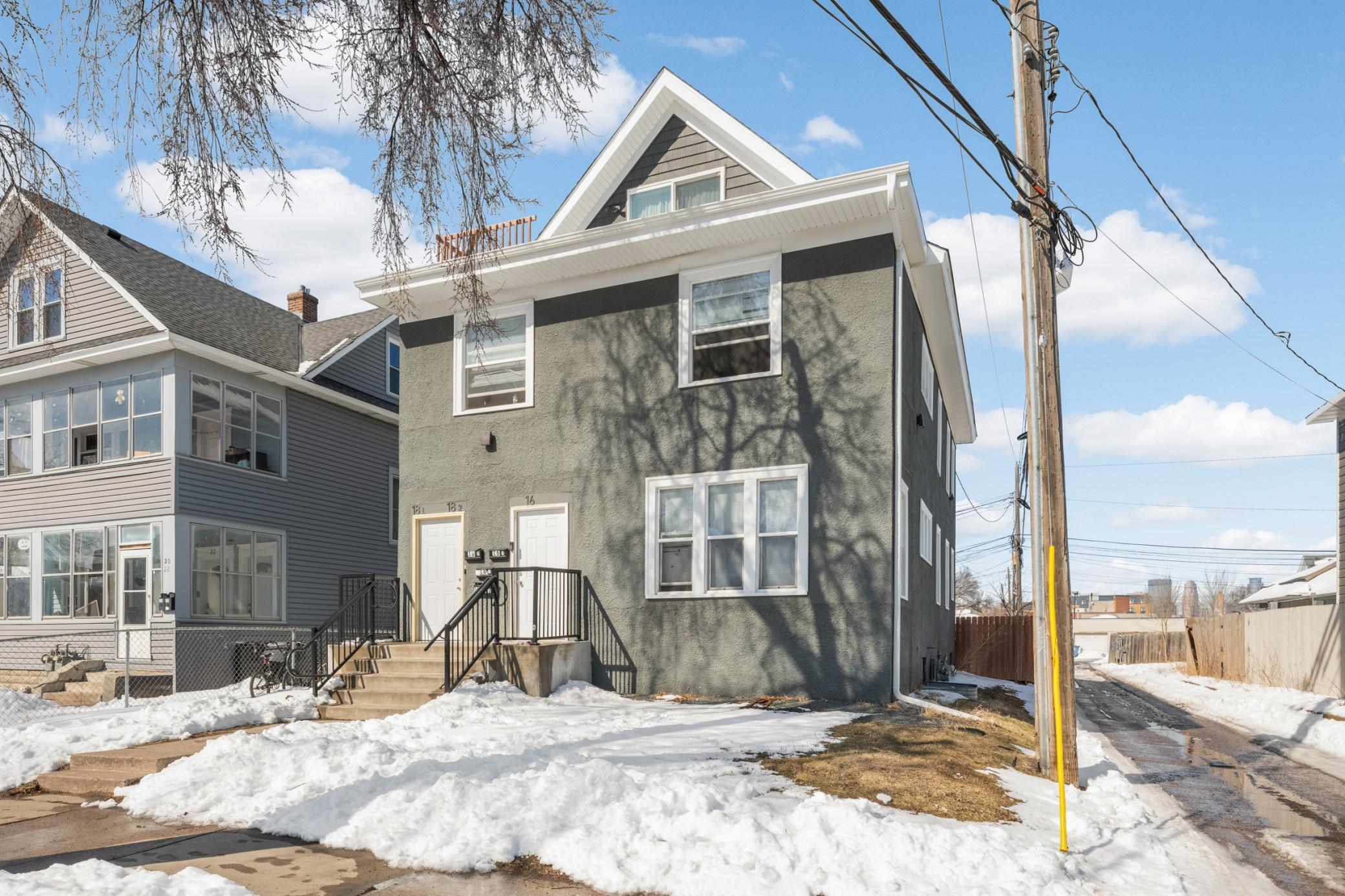 View of Fourplex at 16 33rd Street, Minneapolis - Mike Wilen | Minnesota Team Real Estate