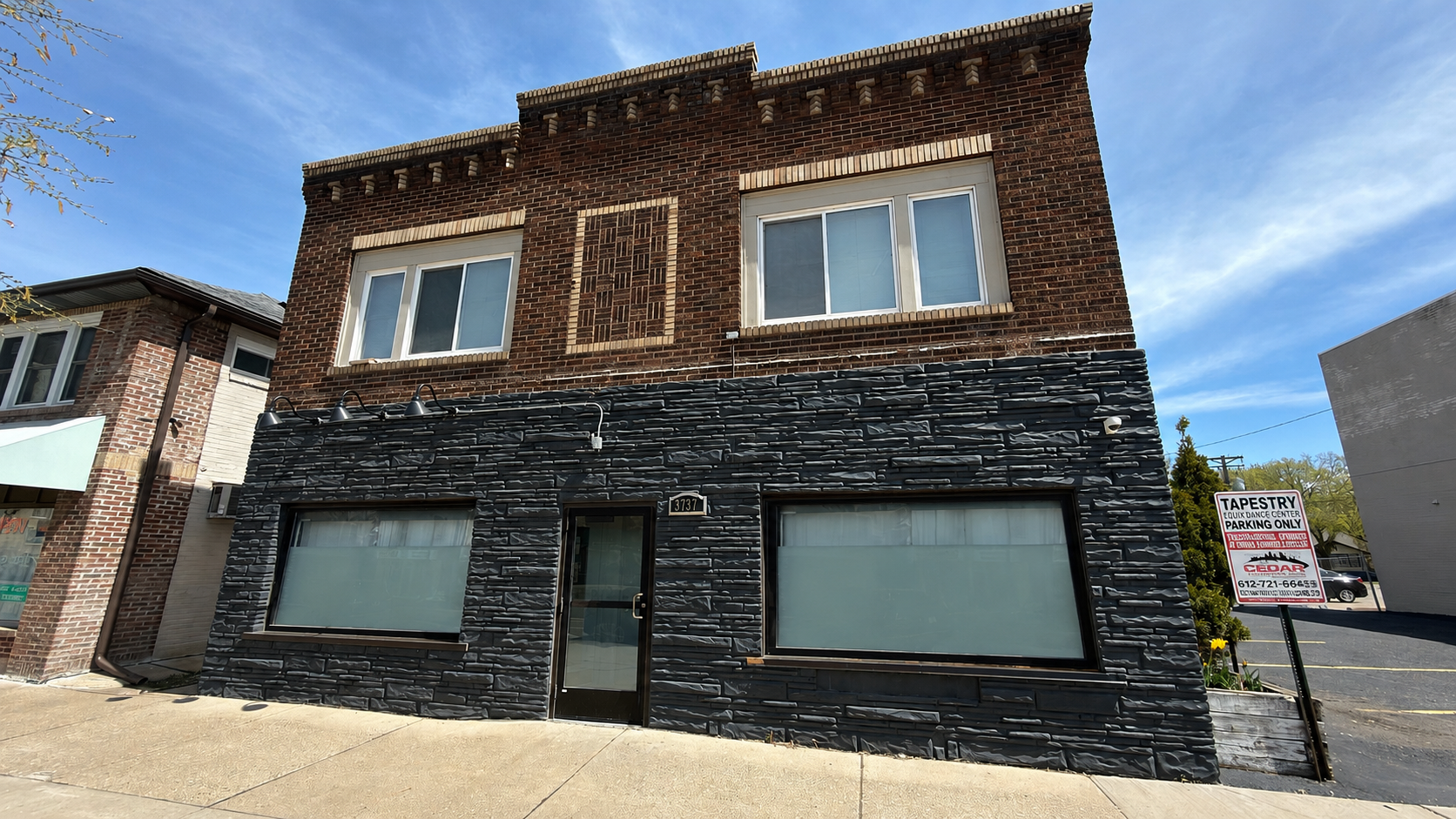 View of Apartments and Retail at 3737 Minnehaha Avenue, Minneapolis - Mike Wilen | Minnesota Team Real Estate