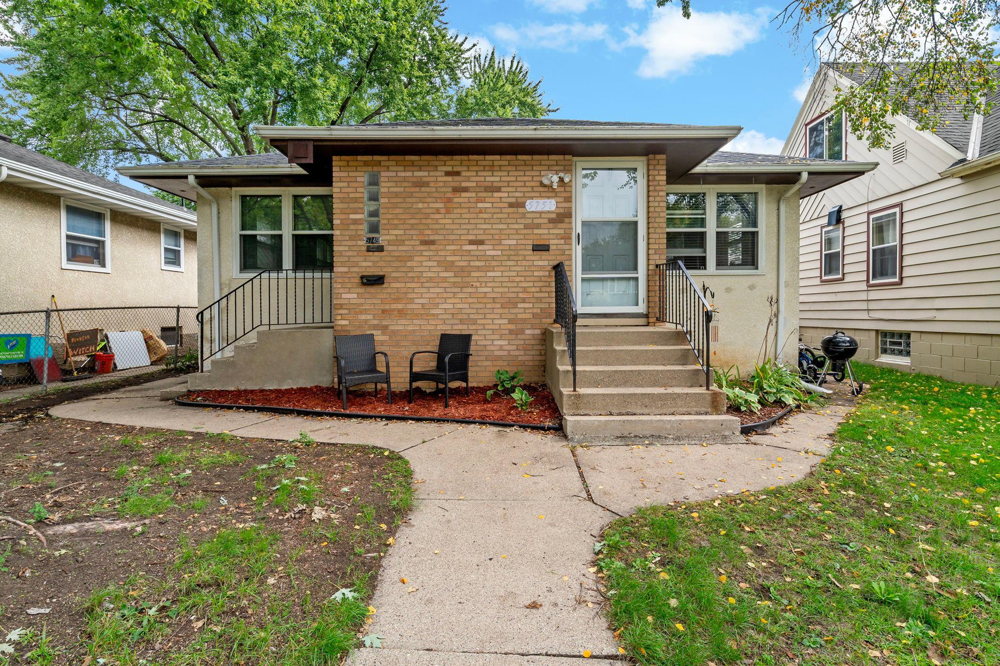 View of Duplex Side by Side at 5749 Bloomington Avenue, Minneapolis - Mike Wilen | Minnesota Team Real Estate