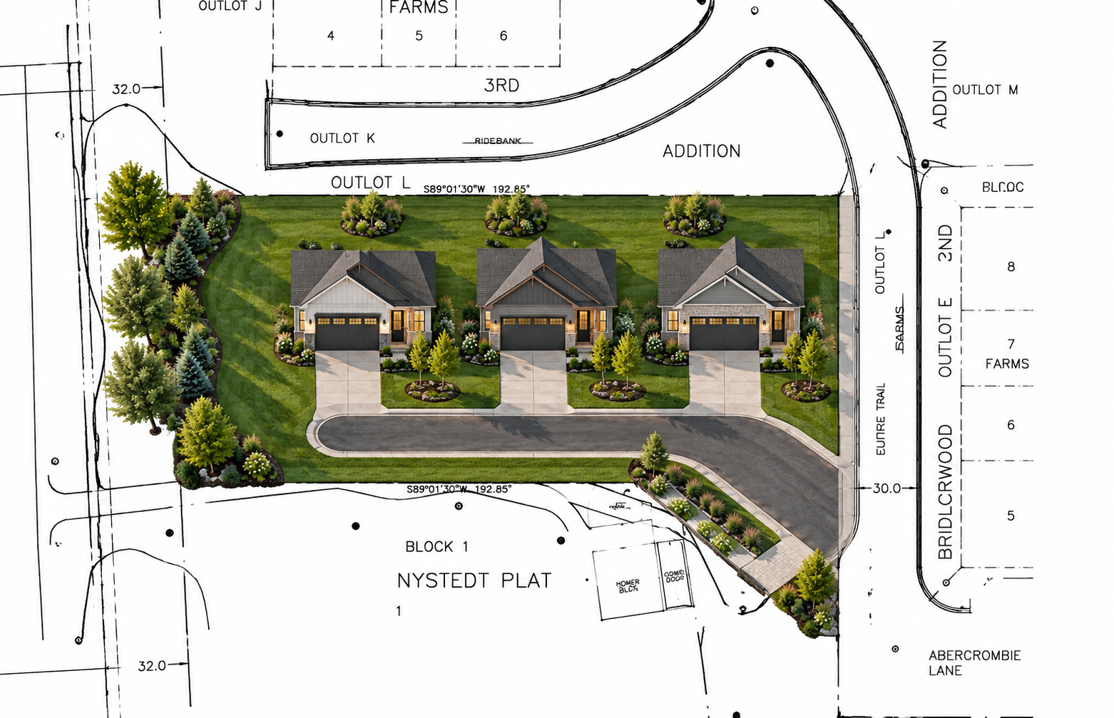 View of Residential Lot at 4930 Radio Drive, Woodbury - Mike Wilen | Minnesota Team Real Estate