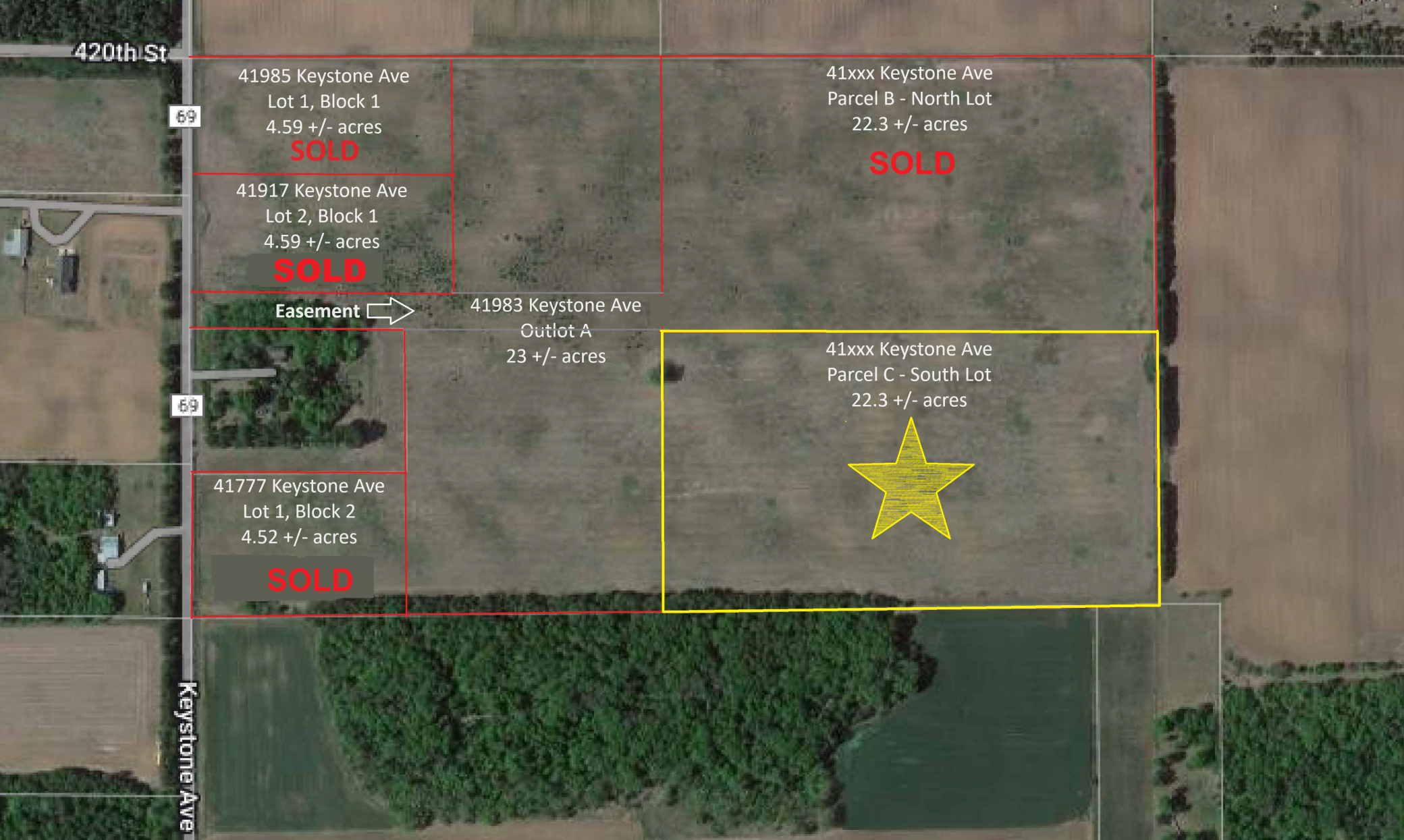 View of Residential Lot at Parcel C Keystone Avenue, Sunrise Twp - Mike Wilen | Minnesota Team Real Estate