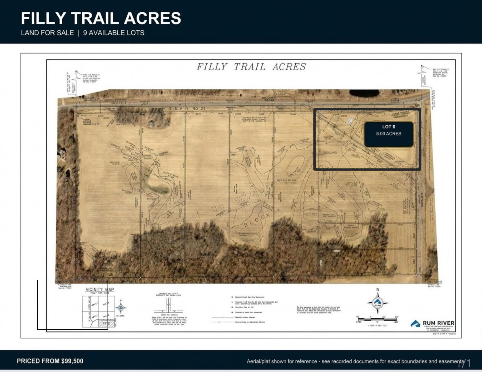 View of Residential Lot at Lot 6 Filly Trail, Becker - Mike Wilen | Minnesota Team Real Estate