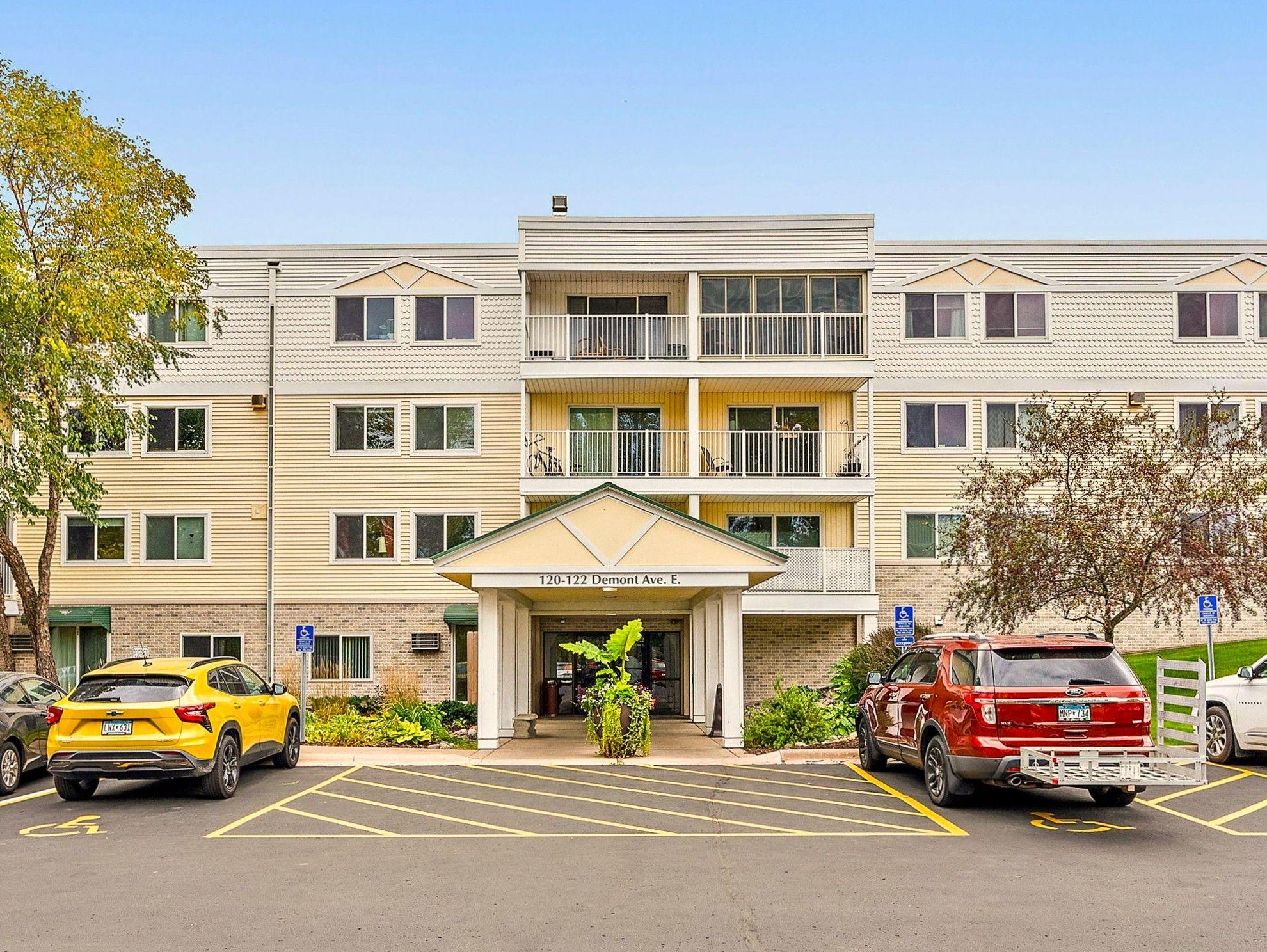 View of (CC) Low Rise (3- Levels) at 122 Demont Avenue, Little Canada - Mike Wilen | Minnesota Team Real Estate