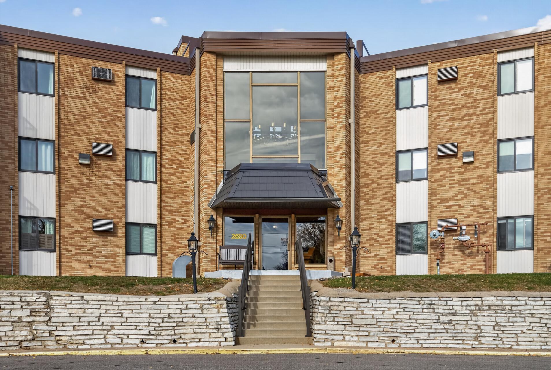 View of (CC) Low Rise (3- Levels) at 2690 Oxford Street, Roseville - Mike Wilen | Minnesota Team Real Estate