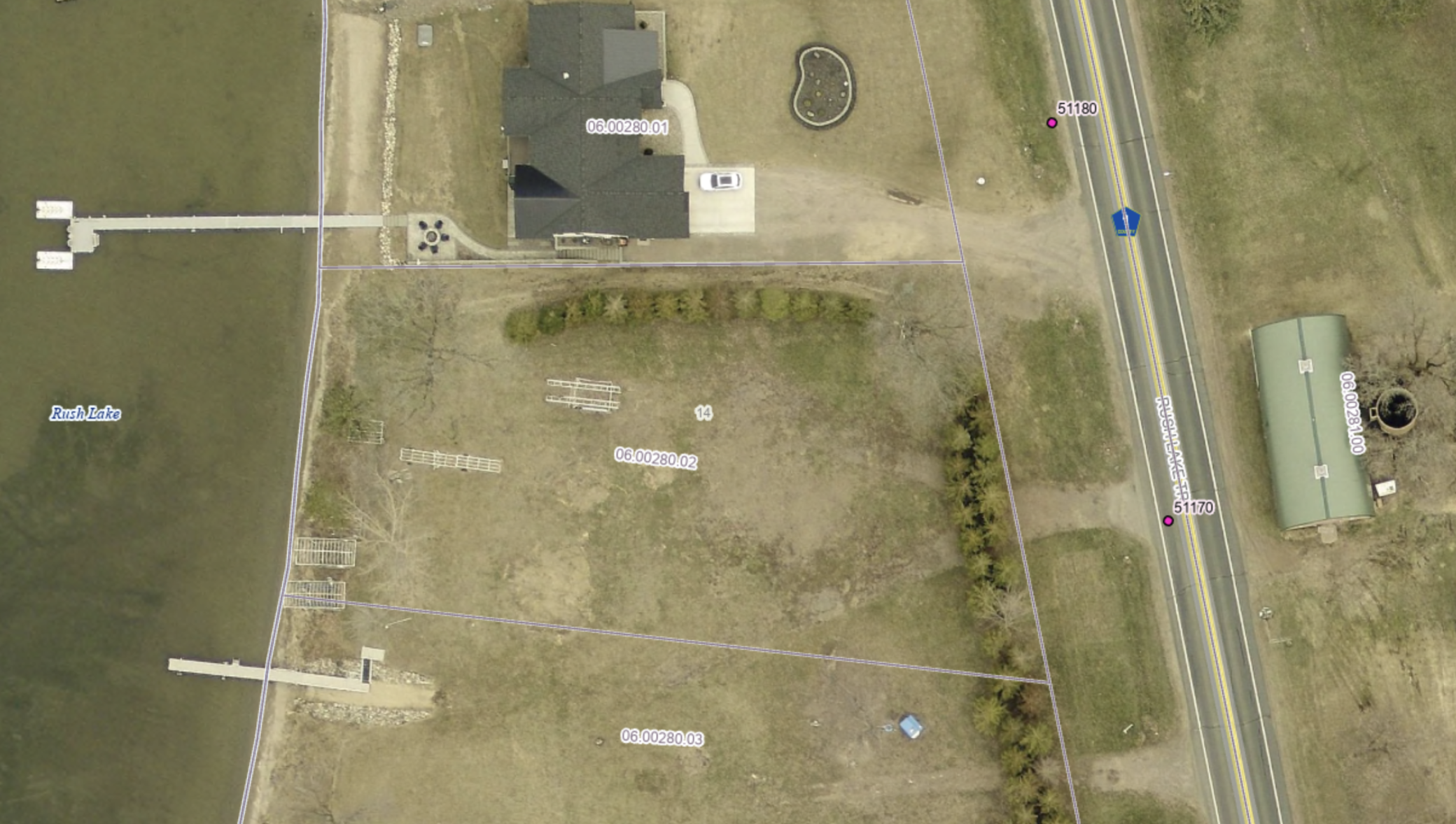View of Lake Property, Residential Lot at 51170 Rush Lake Trail, Rush City - Mike Wilen | Minnesota Team Real Estate