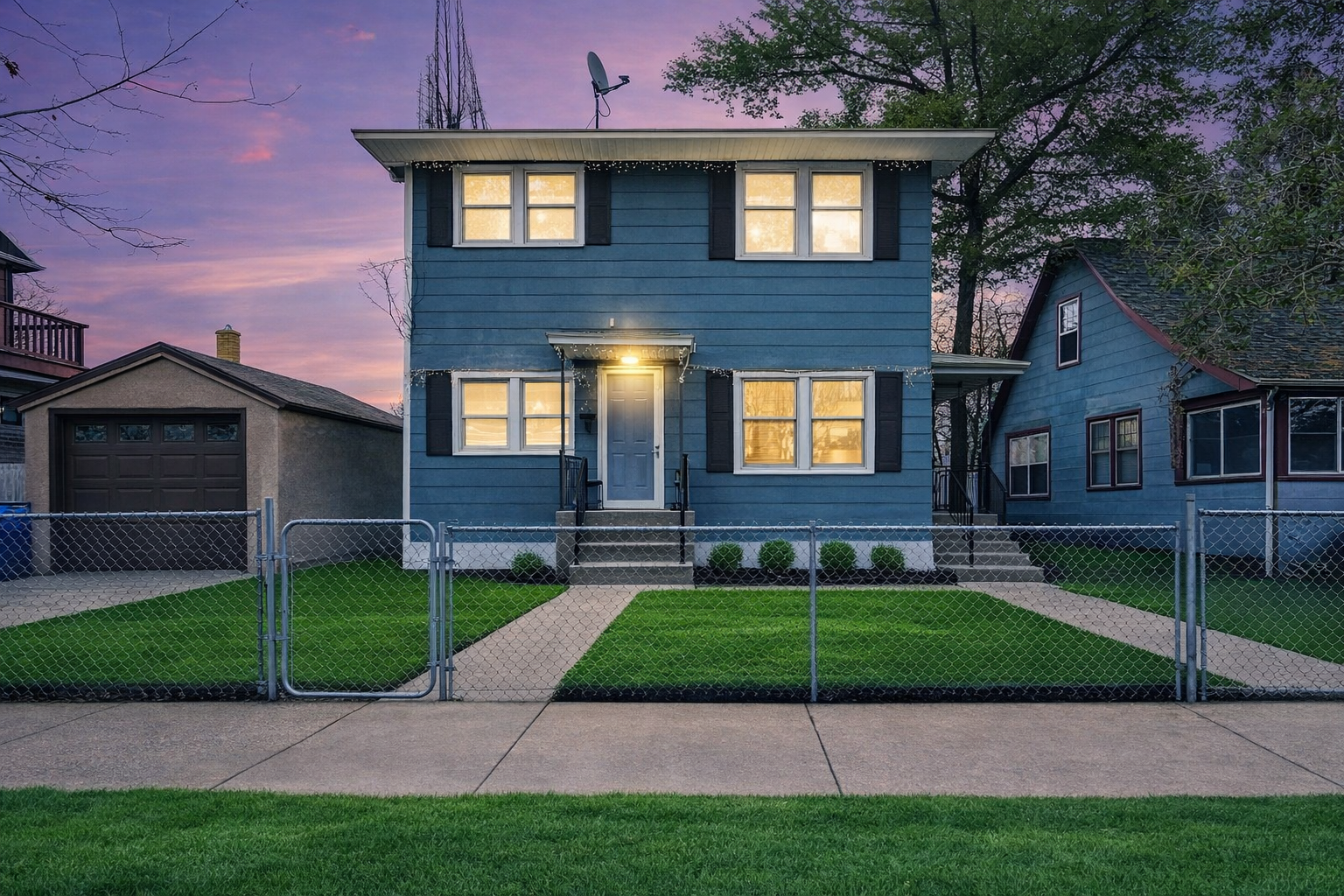 View of Duplex Side by Side at 3118 Newton Avenue, Minneapolis - Mike Wilen | Minnesota Team Real Estate
